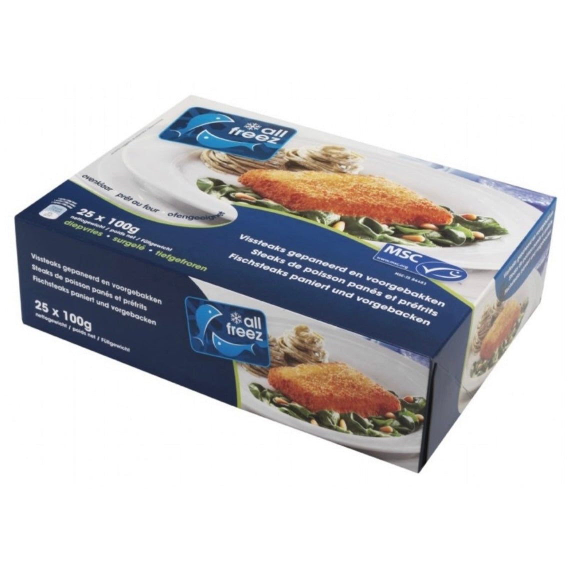 Vissteak 25 stuks
