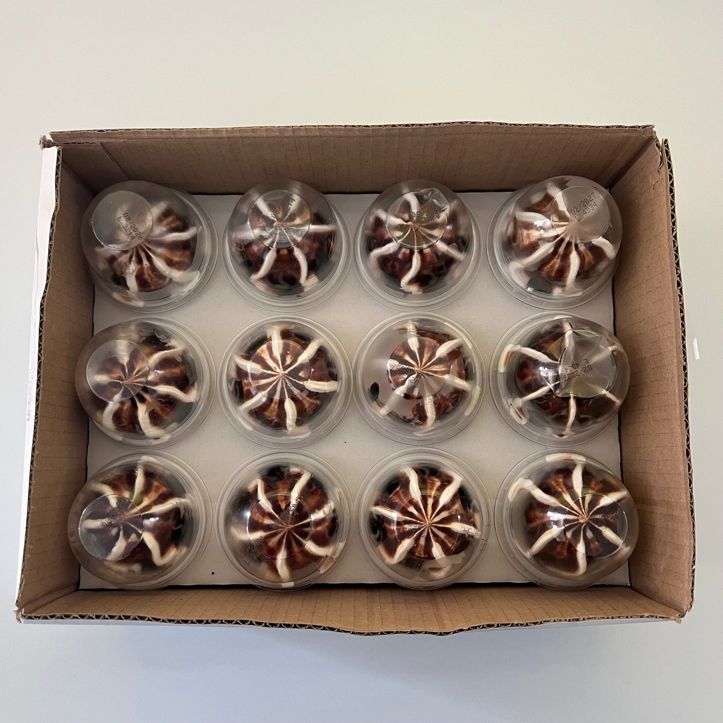 Sundae softijs chocolade 12 stuks