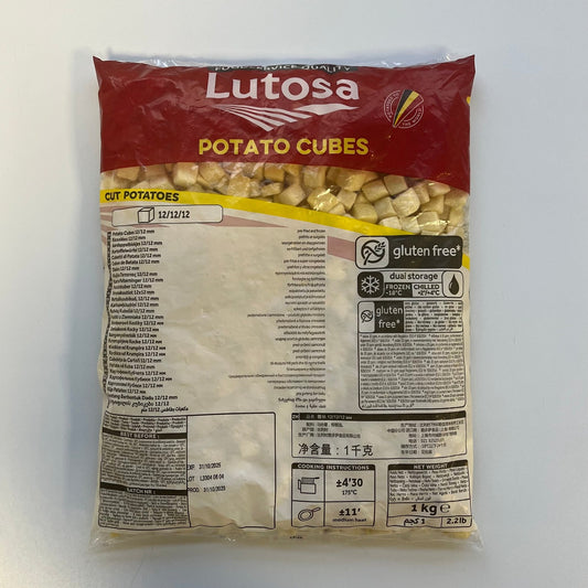 Aardappelblokjes 1 kilo