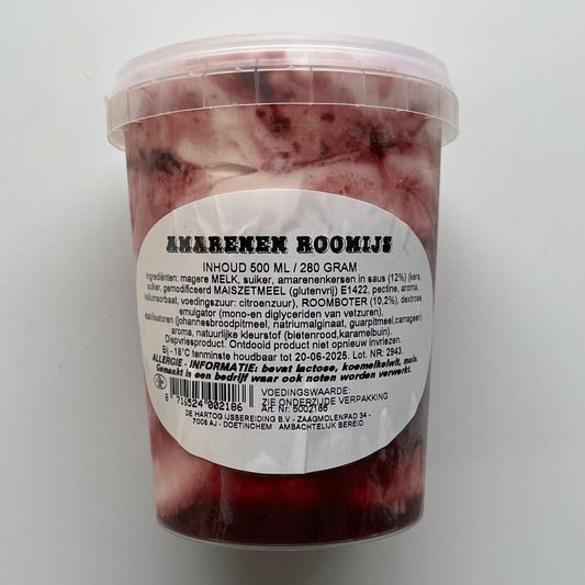 Amarenen roomijs 500ml