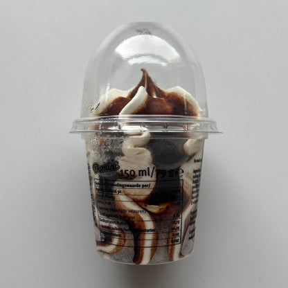 Sundae softijs chocolade