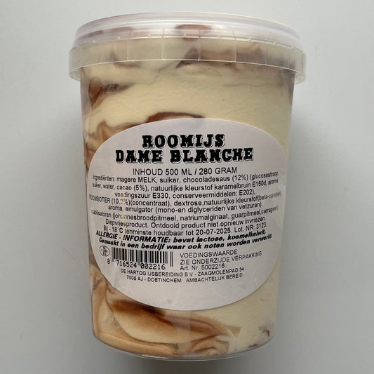 Dame blanche roomijs 500ml