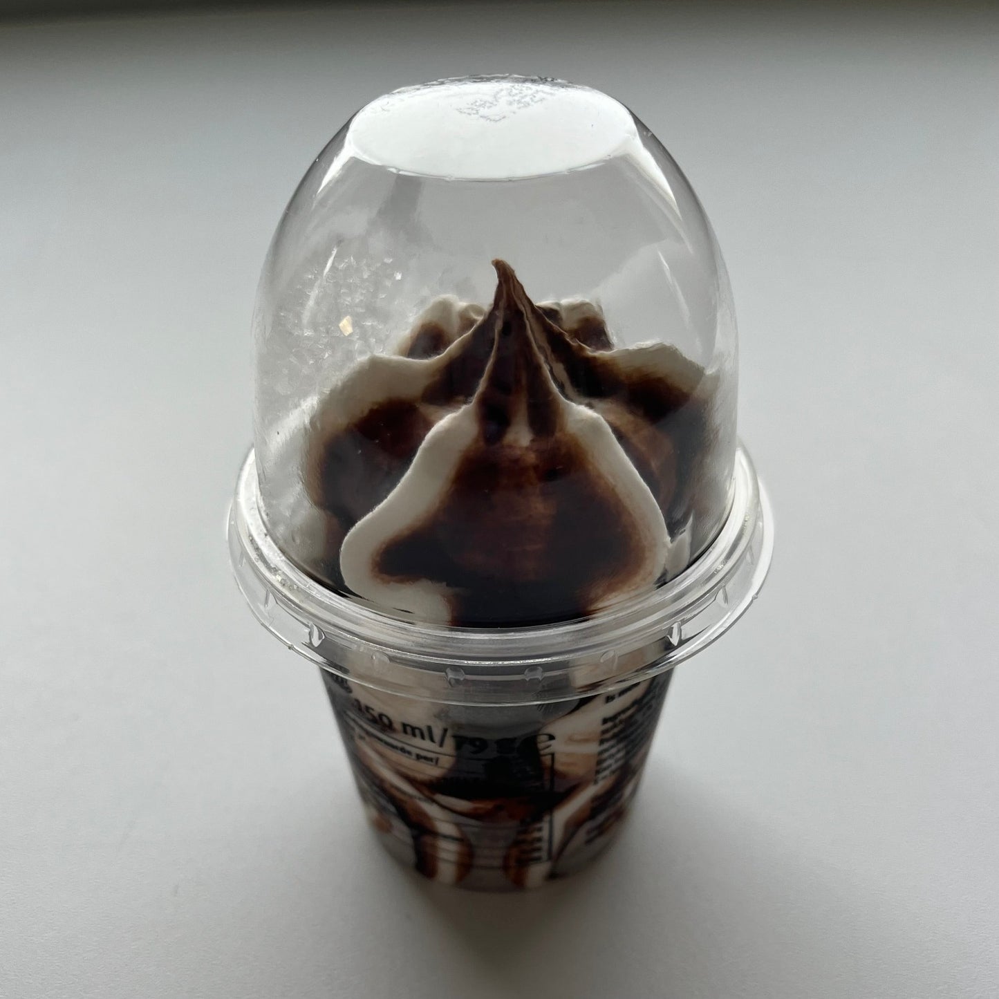 Sundae softijs chocolade