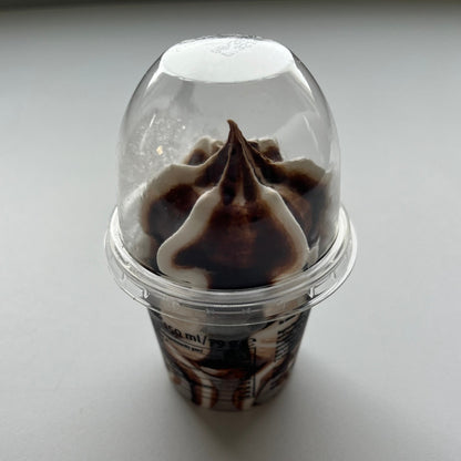 Sundae softijs chocolade